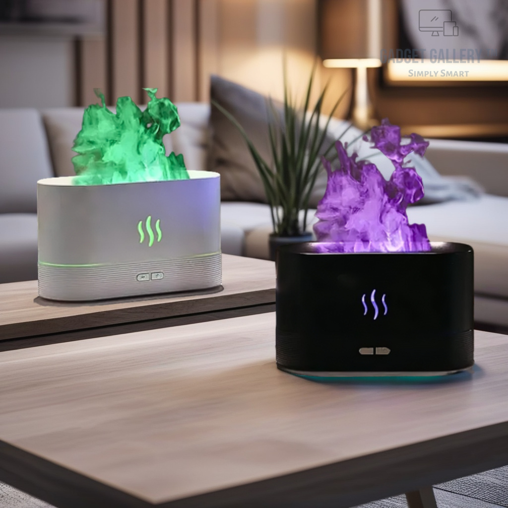 FlameGlow™ Ultrasonic Aroma Diffuser & Mist Humidifier