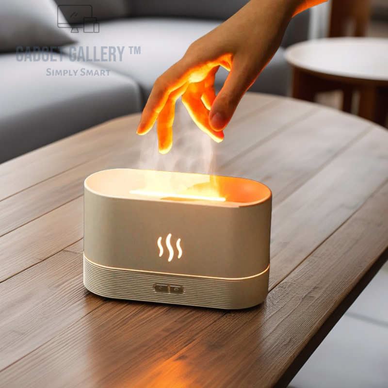 FlameGlow™ Ultrasonic Aroma Diffuser & Mist Humidifier