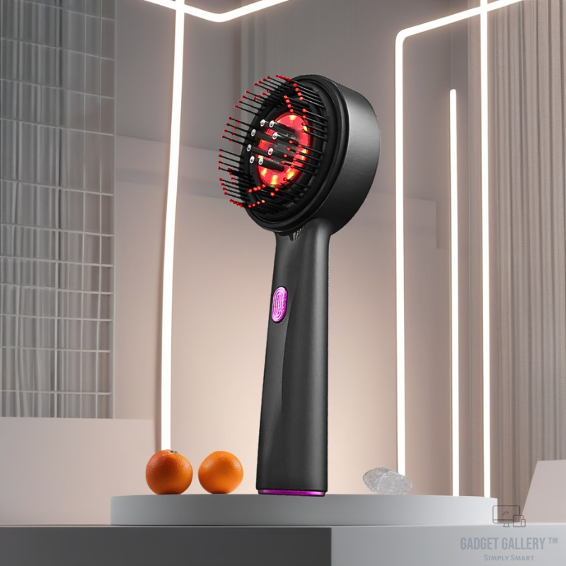 VibroGlow™ Red Light Scalp Massager & Hair Care Comb